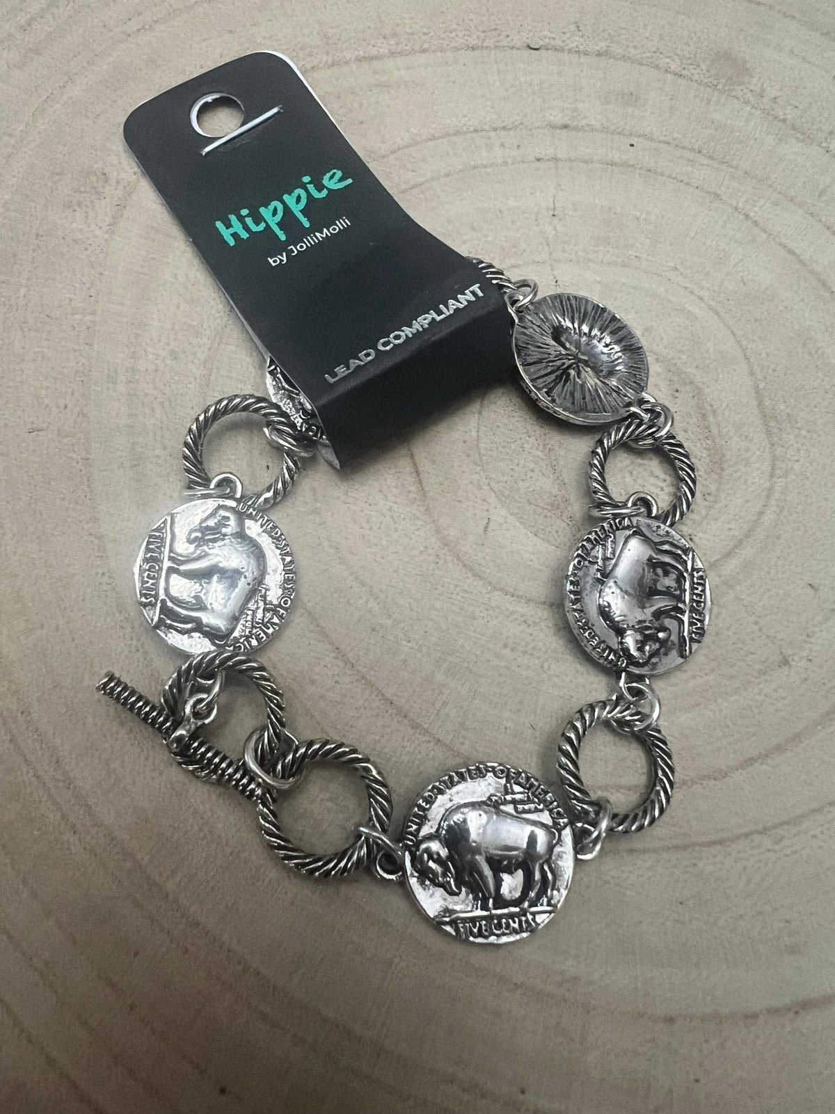 Buffalo Coin Bracelet