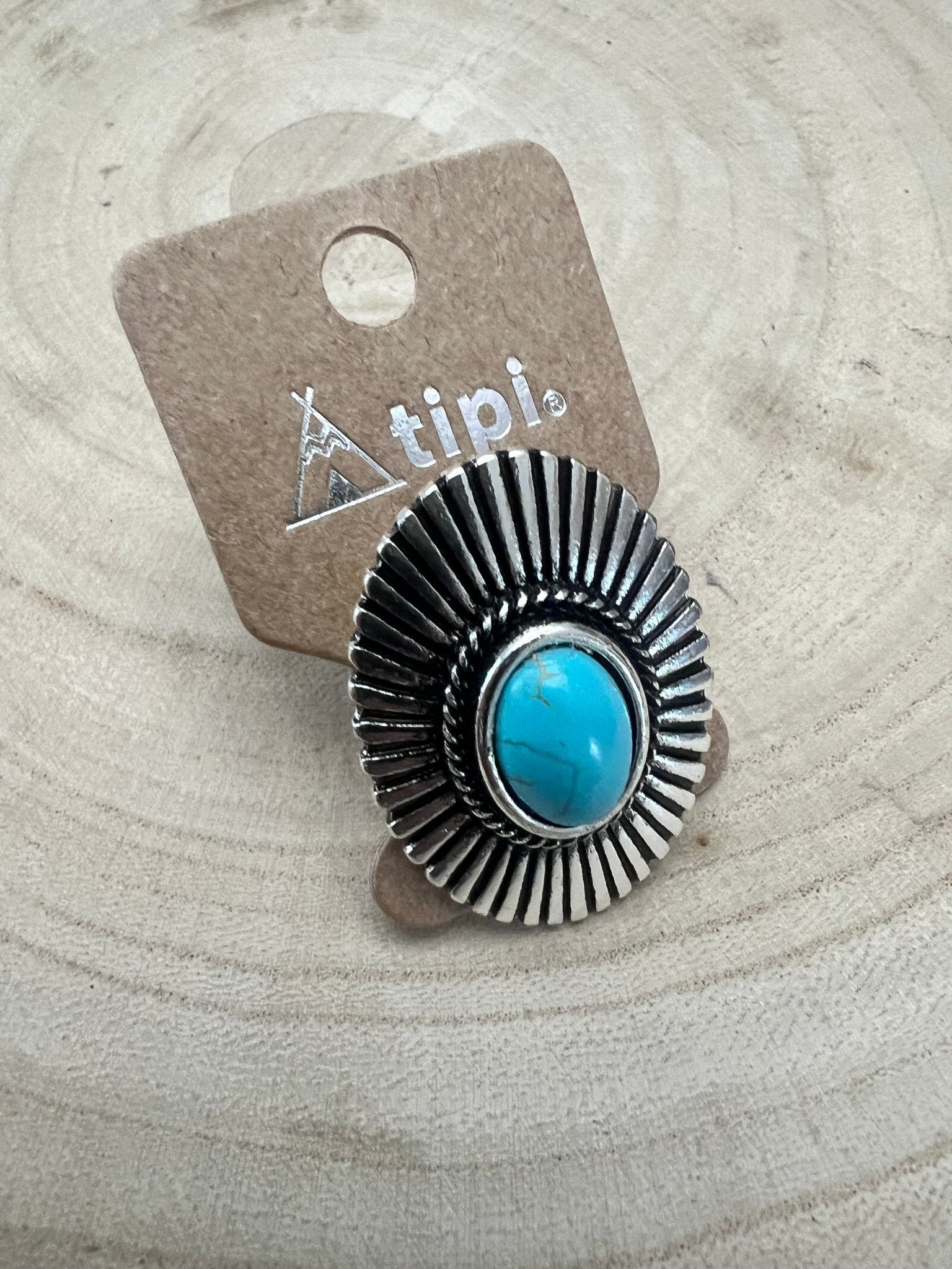 Concho & Turquoise Statement Ring