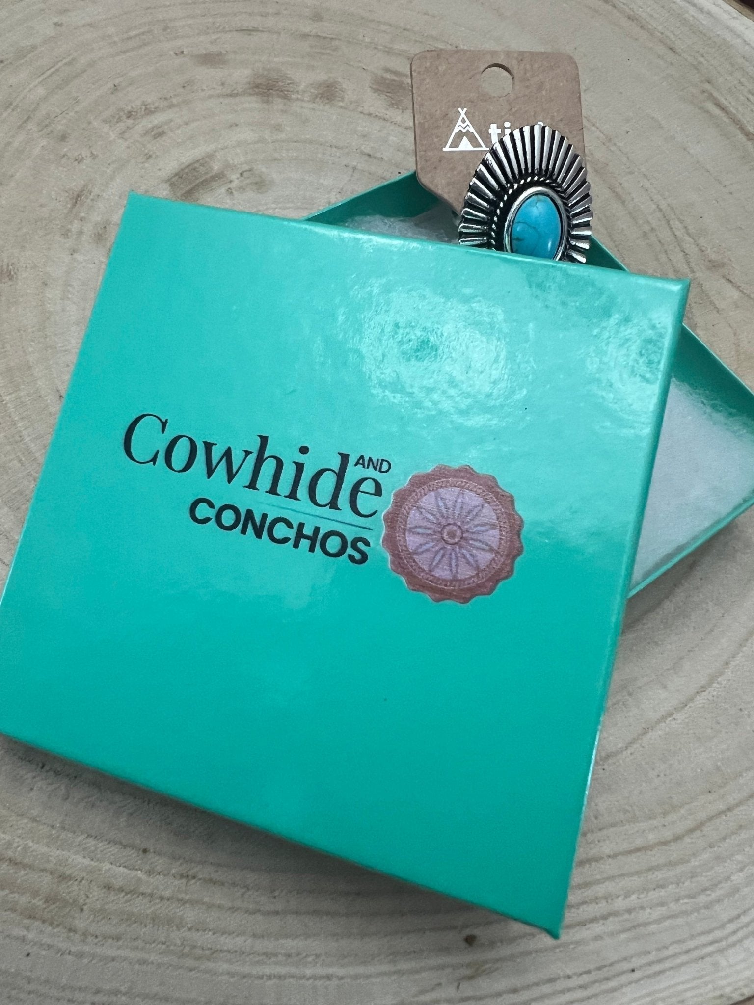 Concho & Turquoise Statement Ring