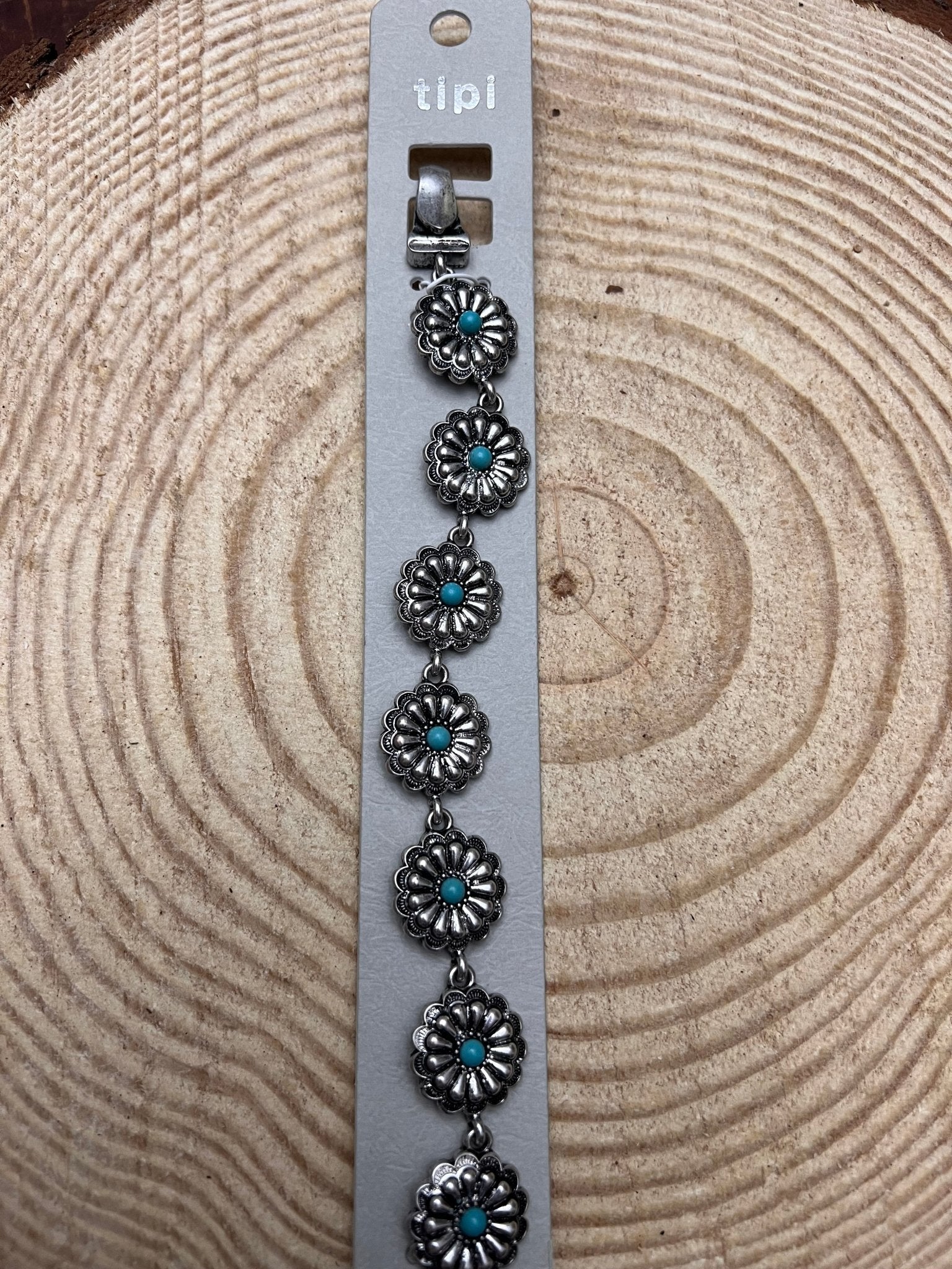 Concho & Turquoise Magnetic Bracelet