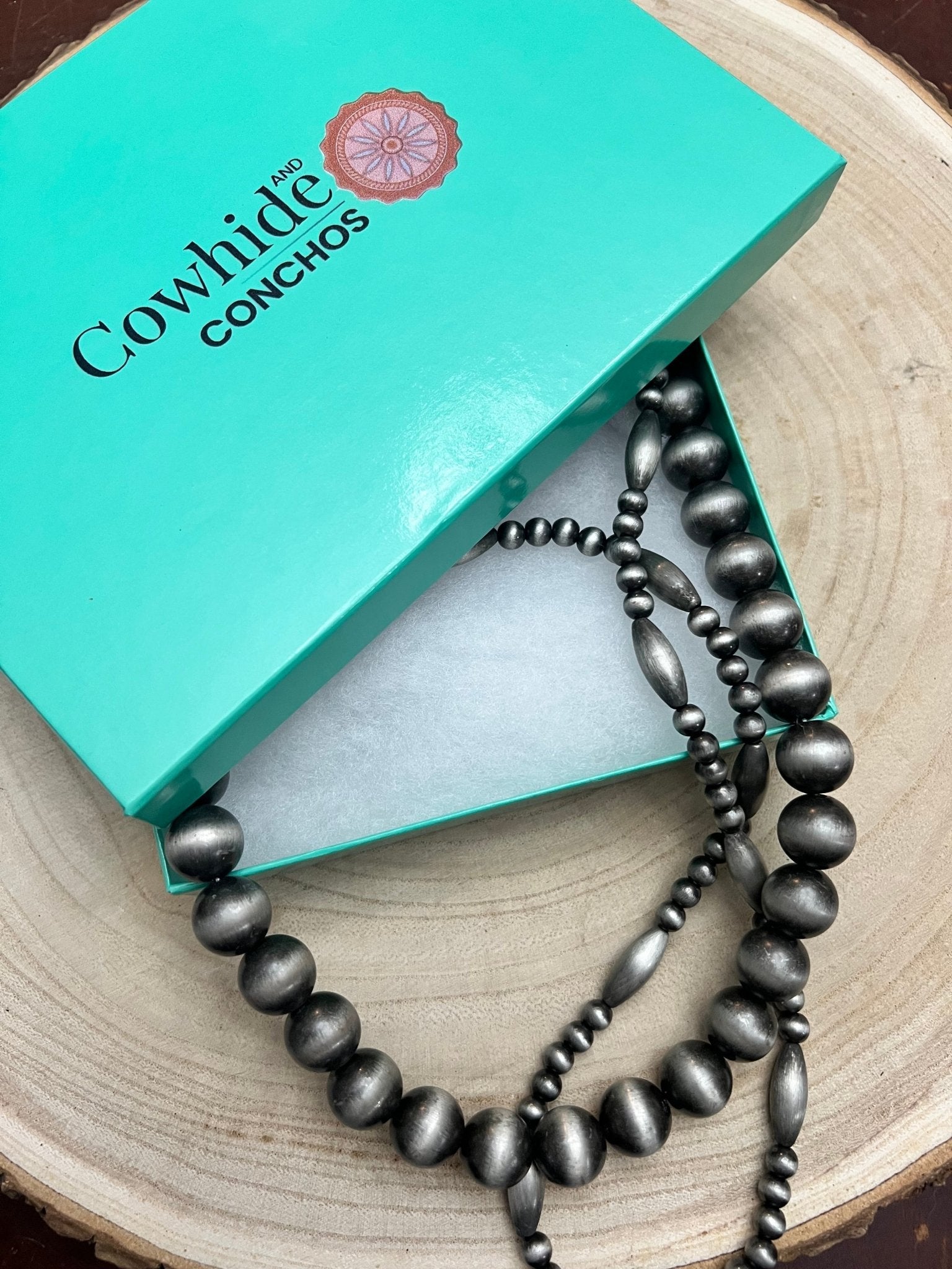 Western Faux Pearl 3-Piece Necklace Set
