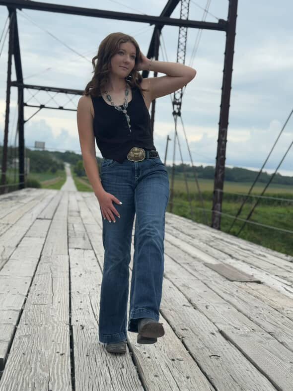 White Buffalo Lariat Necklace