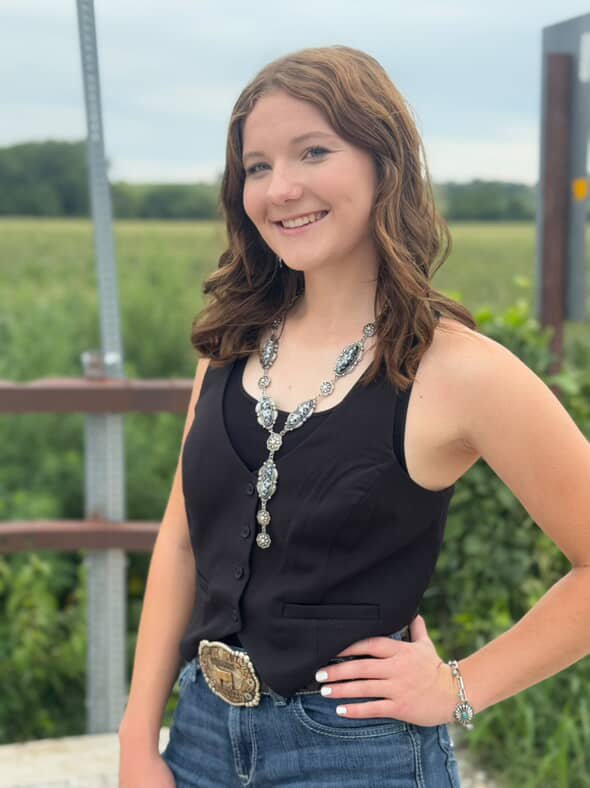 White Buffalo Lariat Necklace