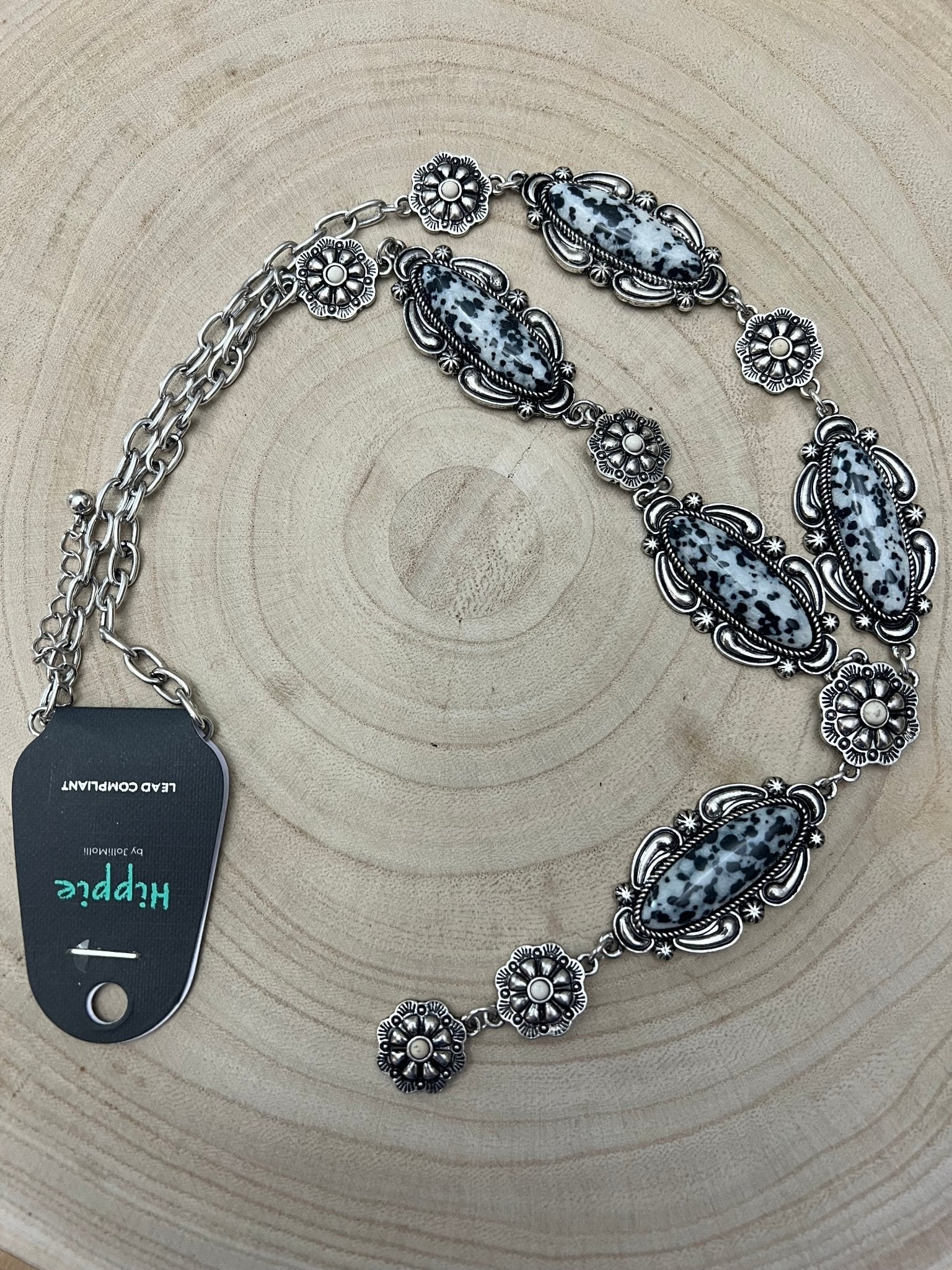 White Buffalo Lariat Necklace