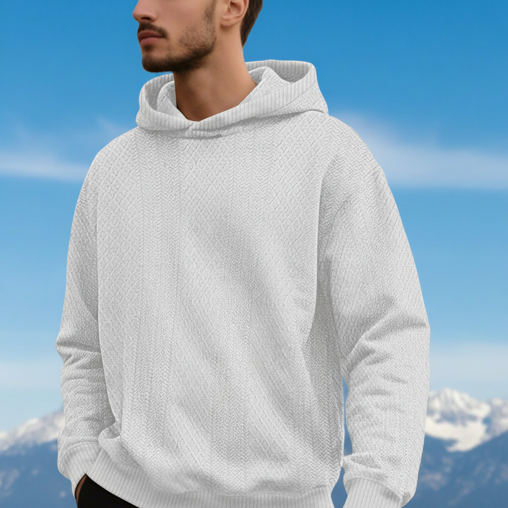 White Hoodie - Matched to Army Green Master