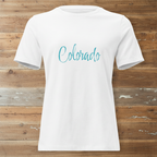 Women's Colorado Tee on Barn Wood
