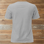 Women's Gray Colorado Tee Back on Barn Wood