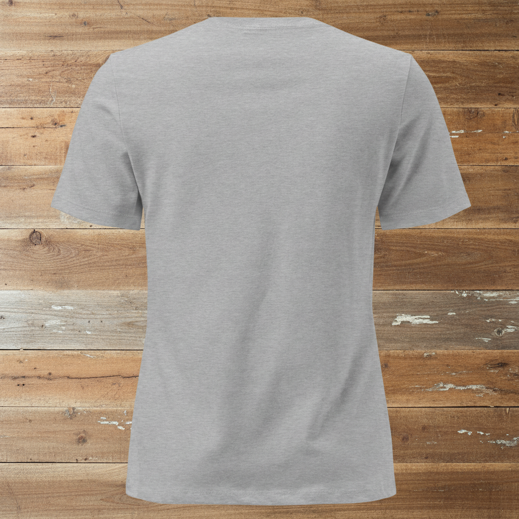 Women's Gray Colorado Tee Back on Barn Wood